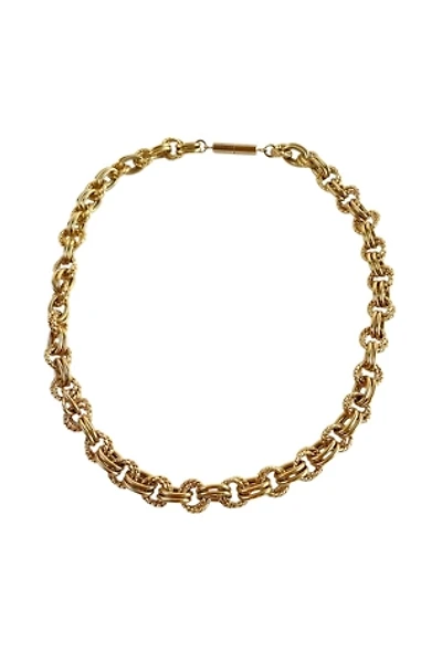 Vintage Gold Fancy Chain Necklace Selected By Ankh By Racquel