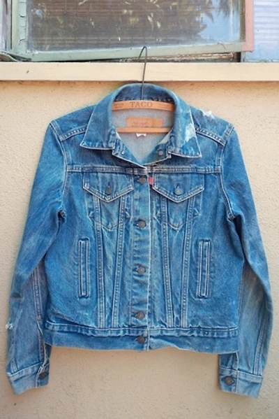 Vintage Levi's Distressed Denim Jacket Selected by Garbage Soup