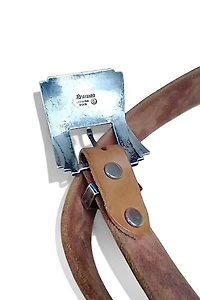 Pat Areias Sterling Buckle Belt Selected by Garbage Soup