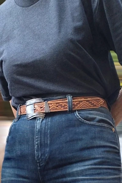 Pat Areias Sterling Buckle Belt Selected by Garbage Soup