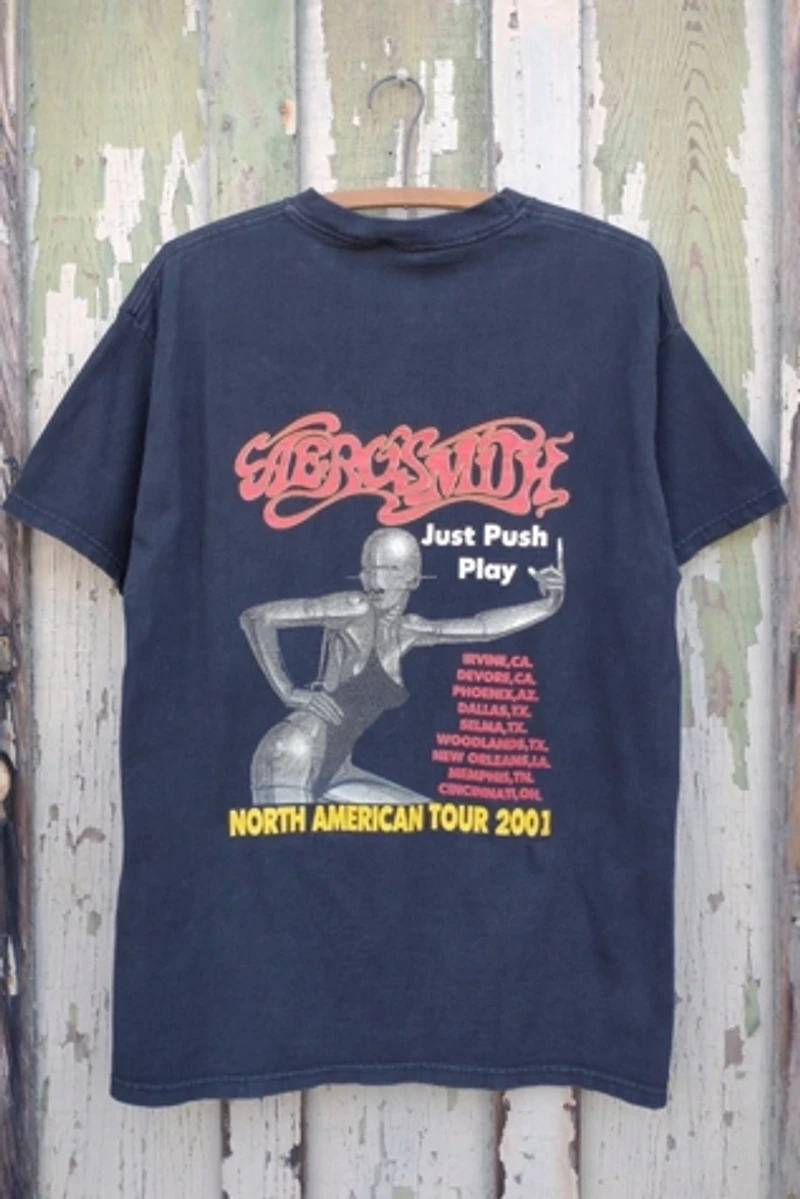 Aerosmith Y2K Push Play Tour Tee Selected by Garbage Soup