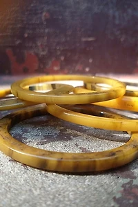 1940's Marbled Bakelite Bracelets Selected by Garbage Soup