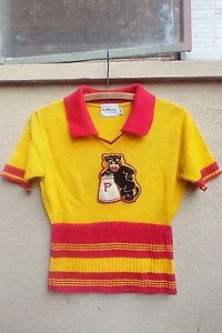 1960's Cheerleader Crop Sweater Top Selected by Garbage Soup