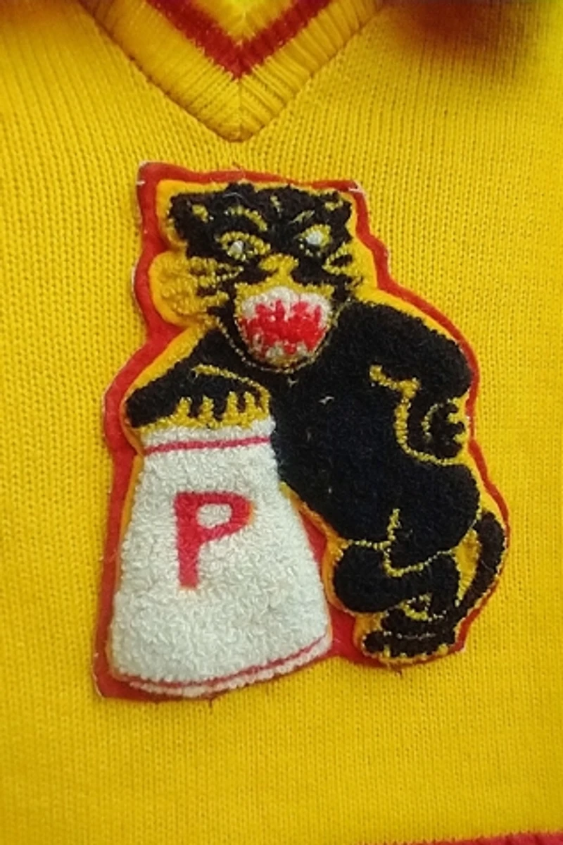 1960's Cheerleader Crop Sweater Top Selected by Garbage Soup