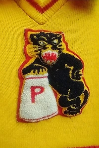 1960's Cheerleader Crop Sweater Top Selected by Garbage Soup