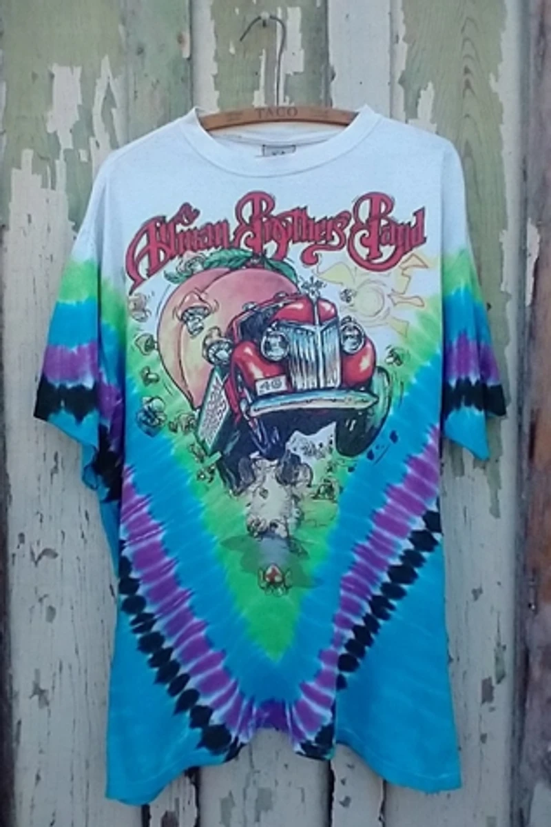 1990's Allman Brothers Mushroom Express Tee Selected by Garbage Soup
