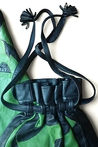 Mr. Rick Patchwork Leather Dress and Bag Selected by Garbage Soup