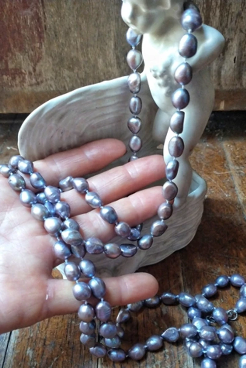 Freshwater Pearl Necklace and Tray Selected by Garbage Soup