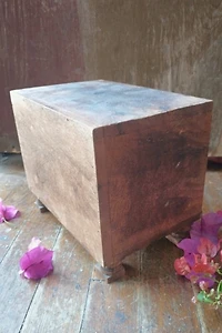 Carved Wooden Trinket Chest Selected by Garbage Soup