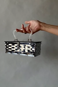 50's Woven Metal Box Purse Selected by Wax Plant