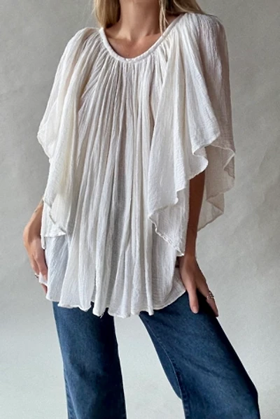 Gauze Angel Wing Blouse Selected by Wax Plant