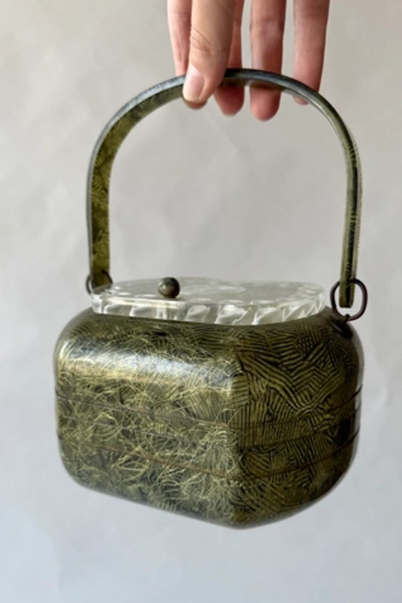 Mid Century Box Purse Selected by Wax Plant
