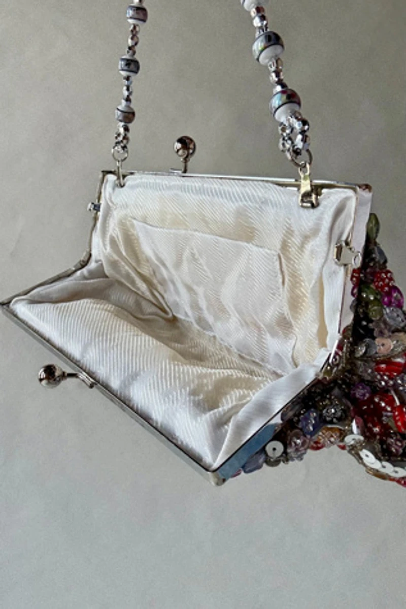 Y2K Silver Sequin Purse Selected by Wax Plant