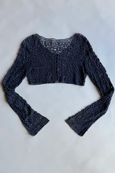 70's Crochet Cropped Blouse Selected by Wax Plant