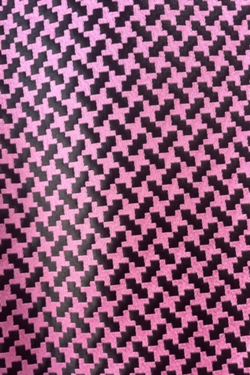 Comme des Garcons Pink and Black Jacquard Shorts Selected by The Curatorial Dept.