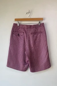 Comme des Garcons Pink and Black Jacquard Shorts Selected by The Curatorial Dept.