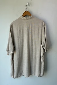Love Nosara Oatmeal Linen Men's Shirt Selected by The Curatorial Dept.