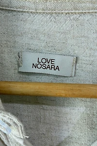 Love Nosara Oatmeal Linen Men's Shirt Selected by The Curatorial Dept.