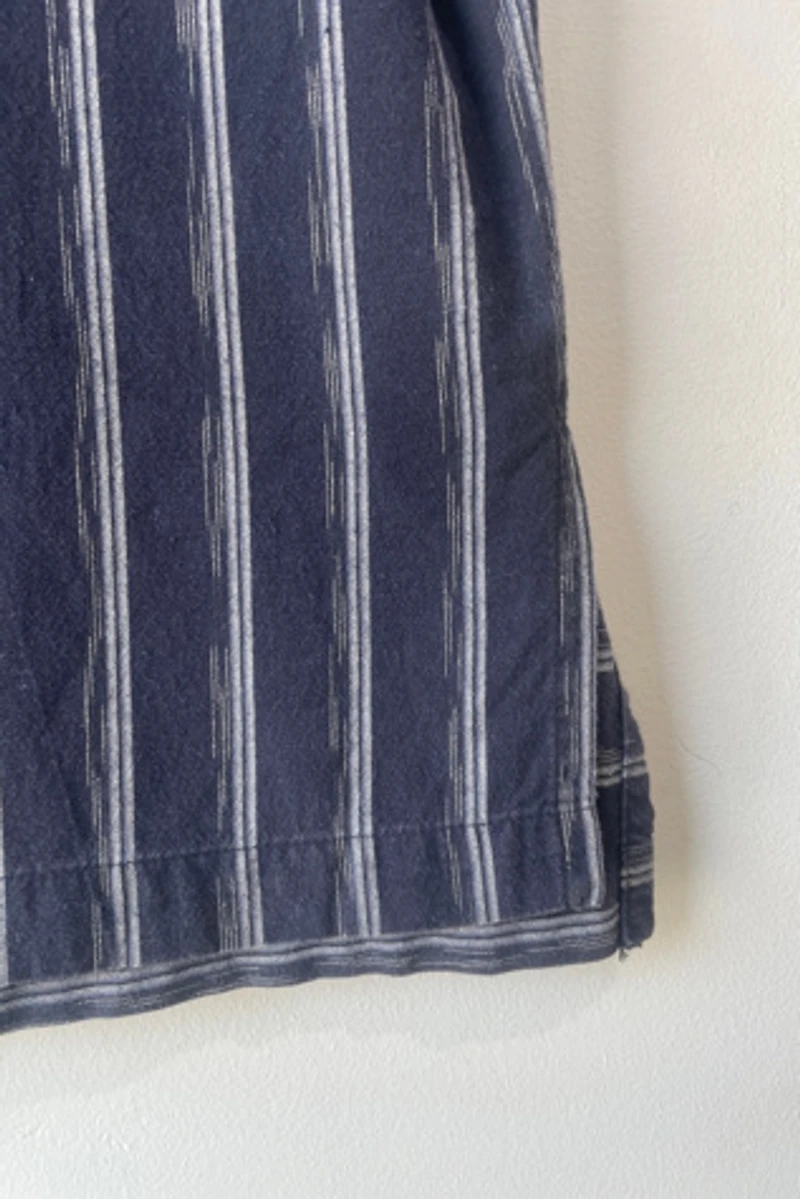 Issey Miyake Navy Striped Tunic Top Selected by The Curatorial Dept.