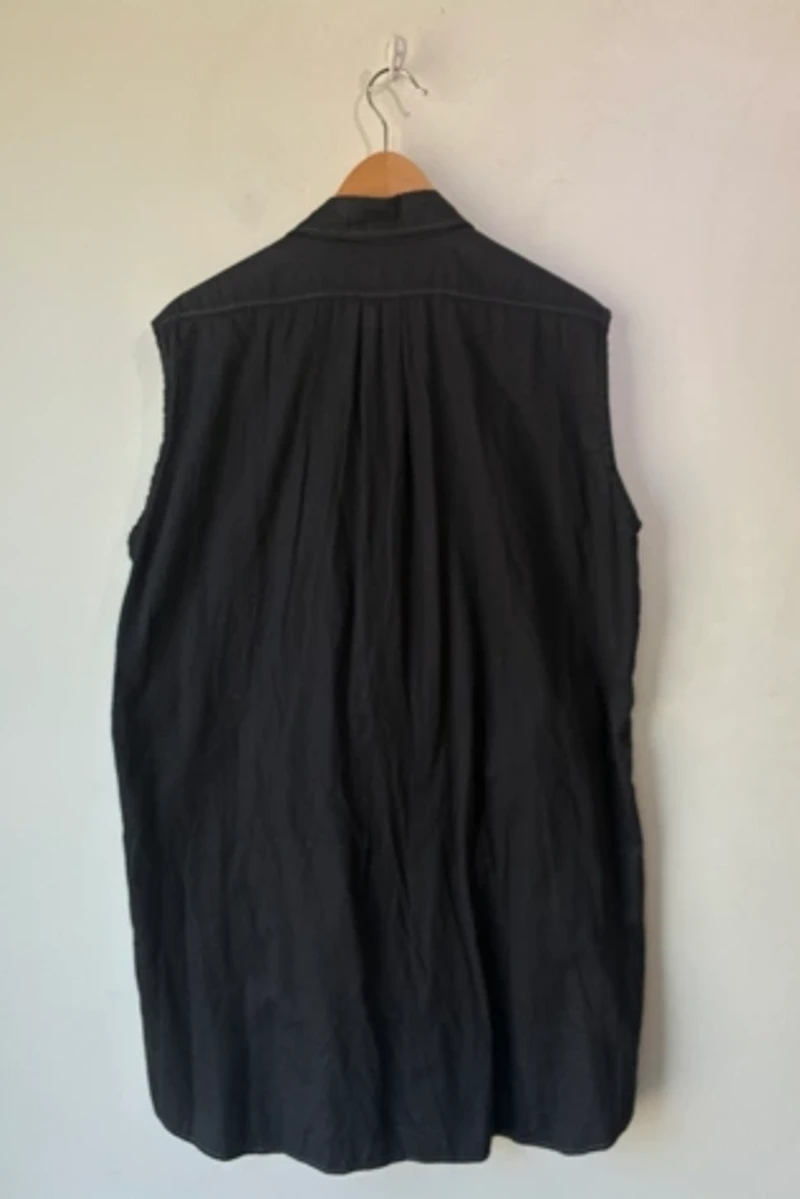 Ann Demeulemeester Black Sleeveless Dress Selected by The Curatorial Dept.