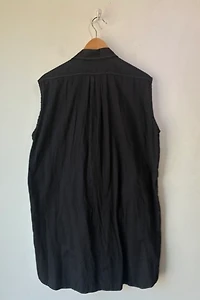 Ann Demeulemeester Black Sleeveless Dress Selected by The Curatorial Dept.
