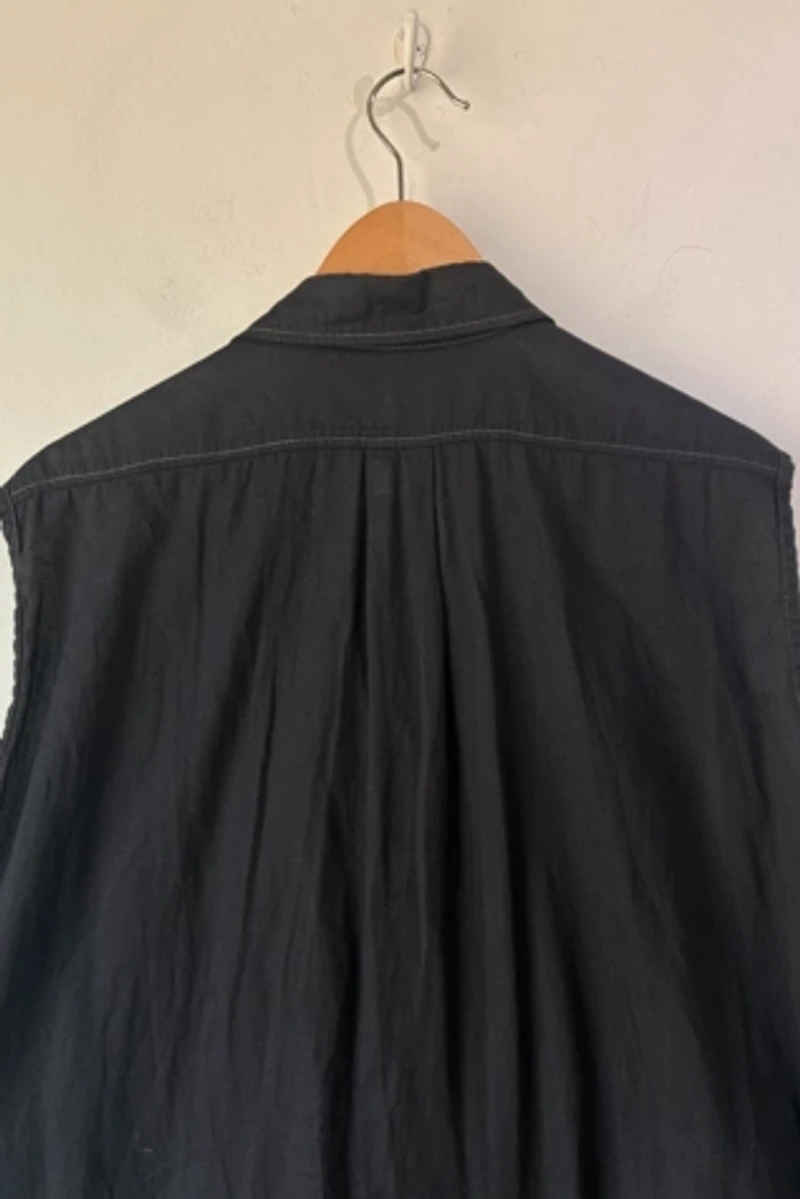 Ann Demeulemeester Black Sleeveless Dress Selected by The Curatorial Dept.
