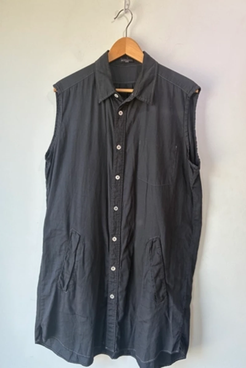 Ann Demeulemeester Black Sleeveless Dress Selected by The Curatorial Dept.