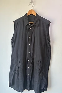 Ann Demeulemeester Black Sleeveless Dress Selected by The Curatorial Dept.