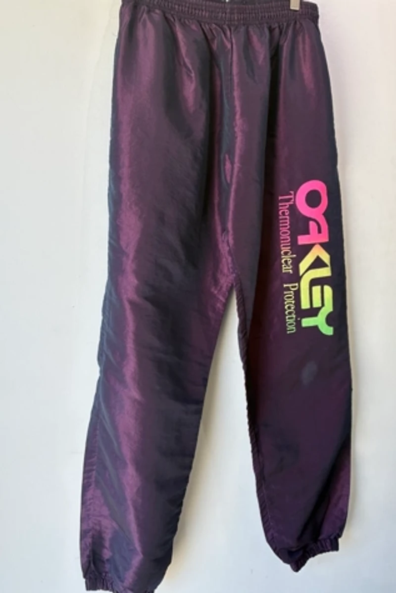 Oakley Purple Nylon Track Pants Selected by The Curatorial Dept.