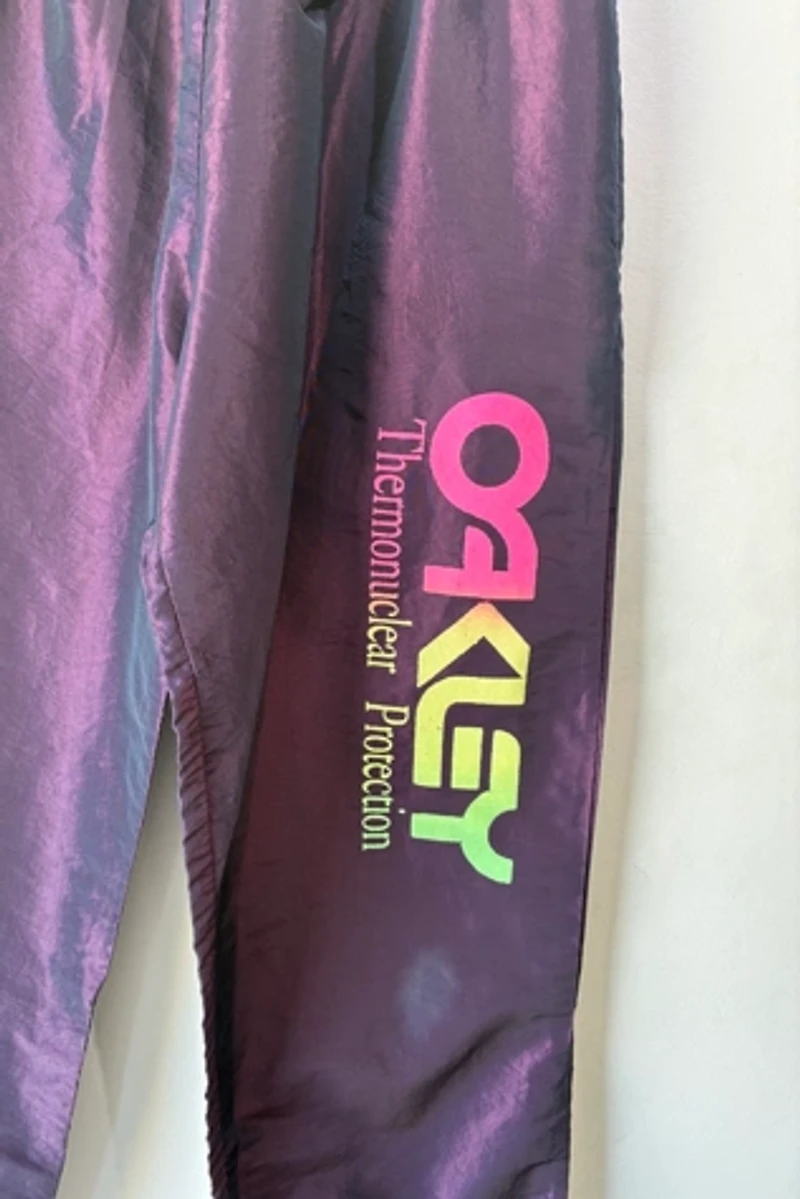 Oakley Purple Nylon Track Pants Selected by The Curatorial Dept.