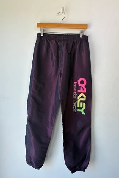 Oakley Purple Nylon Track Pants Selected by The Curatorial Dept.