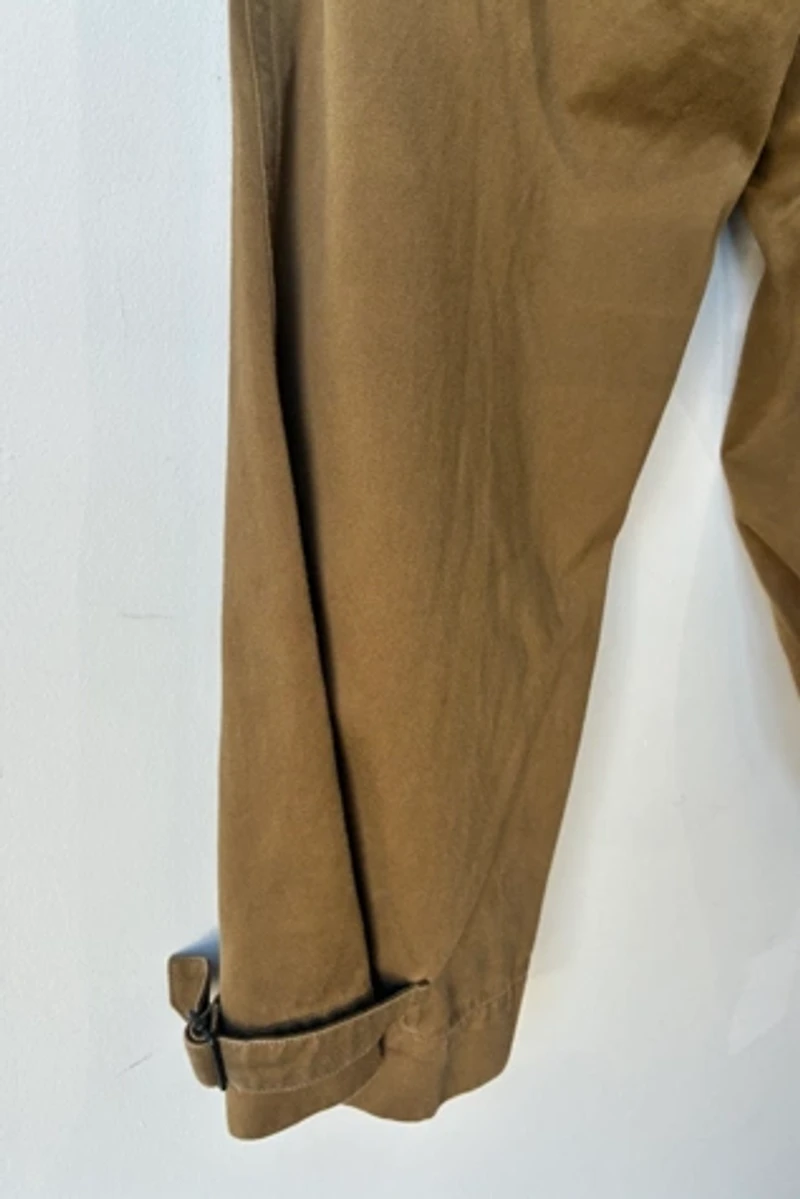 Isabel Marant Olive Belted Pants Selected by The Curatorial Dept.