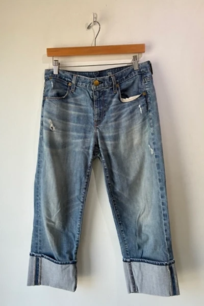 Vintage J.Crew Cropped Blue Fade Jeans Selected by The Curatorial Dept.