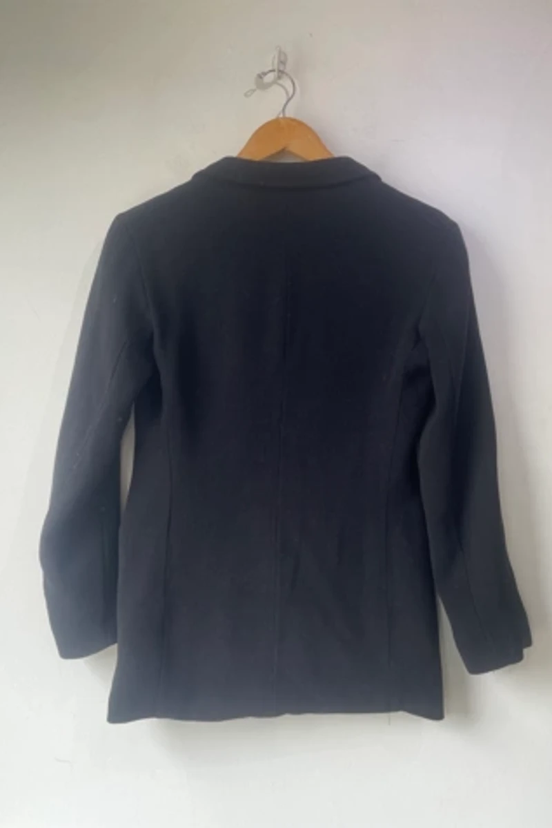 Jil Sander Black Wool Blend Tailored Blazer Selected by The Curatorial Dept.