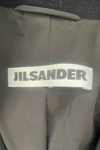 Jil Sander Black Wool Blend Tailored Blazer Selected by The Curatorial Dept.
