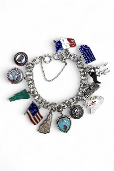 Vintage 1960s Americana Sterling Silver Charm Bracelet Selected by SharpLilTeeth
