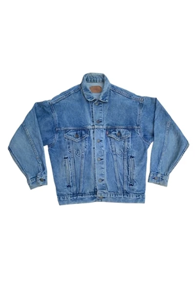Vintage USA Levi's Distressed Denim Jean Jacket Selected by SharpLilTeeth
