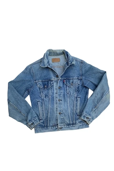 Vintage 1980s Levi's Distressed Denim Jean Jacket Selected by SharpLilTeeth