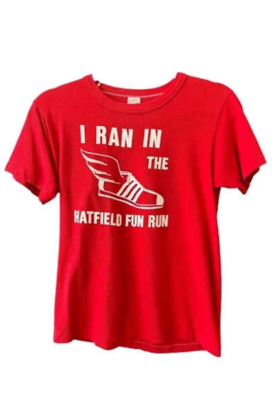 Vintage 1970s Hatfield Fun Run T Shirt Selected By Vintage Warrior