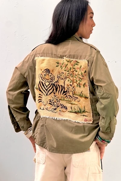 Anna Corinna Reworked Vintage Army Tiger Jacket