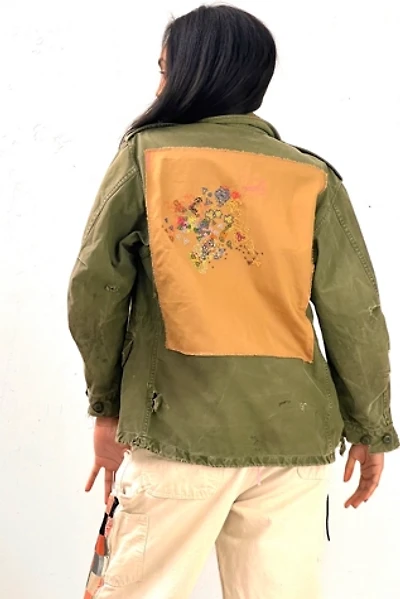 Anna Corinna Reworked Vintage Army Geo Jacket