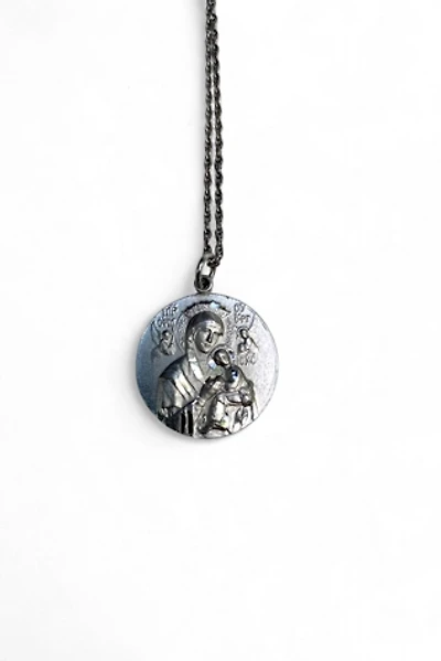 Vintage Sterling Silver Icon Pendant Necklace Selected by SharpLilTeeth