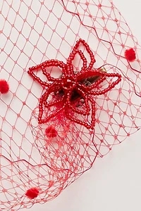 Curried Myrrh Mini Barrette Veil