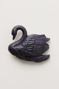 Curried Myrrh Swan Barrette