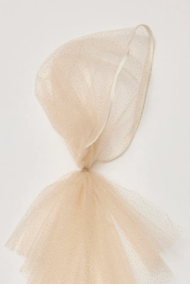 Nwt Amelia Mesh Hair Scarf NWT Free People Amelia Mesh Hair Scarf in Black Shimmer  main image 3