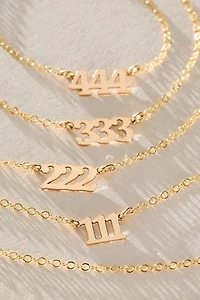 Set & Stones Angel Number Necklace