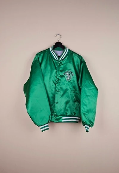 Vintage 80s Swingster Boston Celtics Bomber Jacket Selected by The Igala NYC