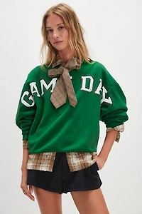 Daydreamer Game Day Oversized Crewneck Sweatshirt