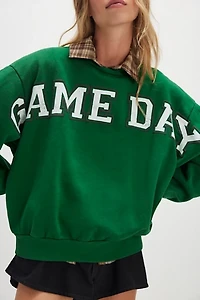 Daydreamer Game Day Oversized Crewneck Sweatshirt