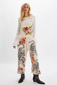 Magnolia Pearl Birch Floral Love Overalls